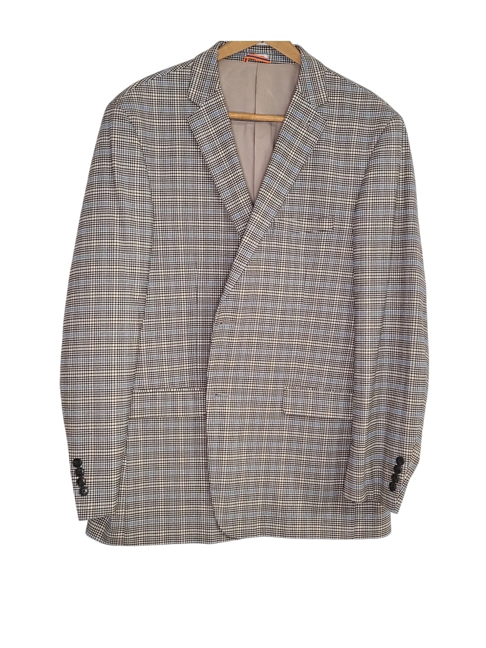 Crown & Ivy Men’s Plaid Blazer Sport Coat Size 48L